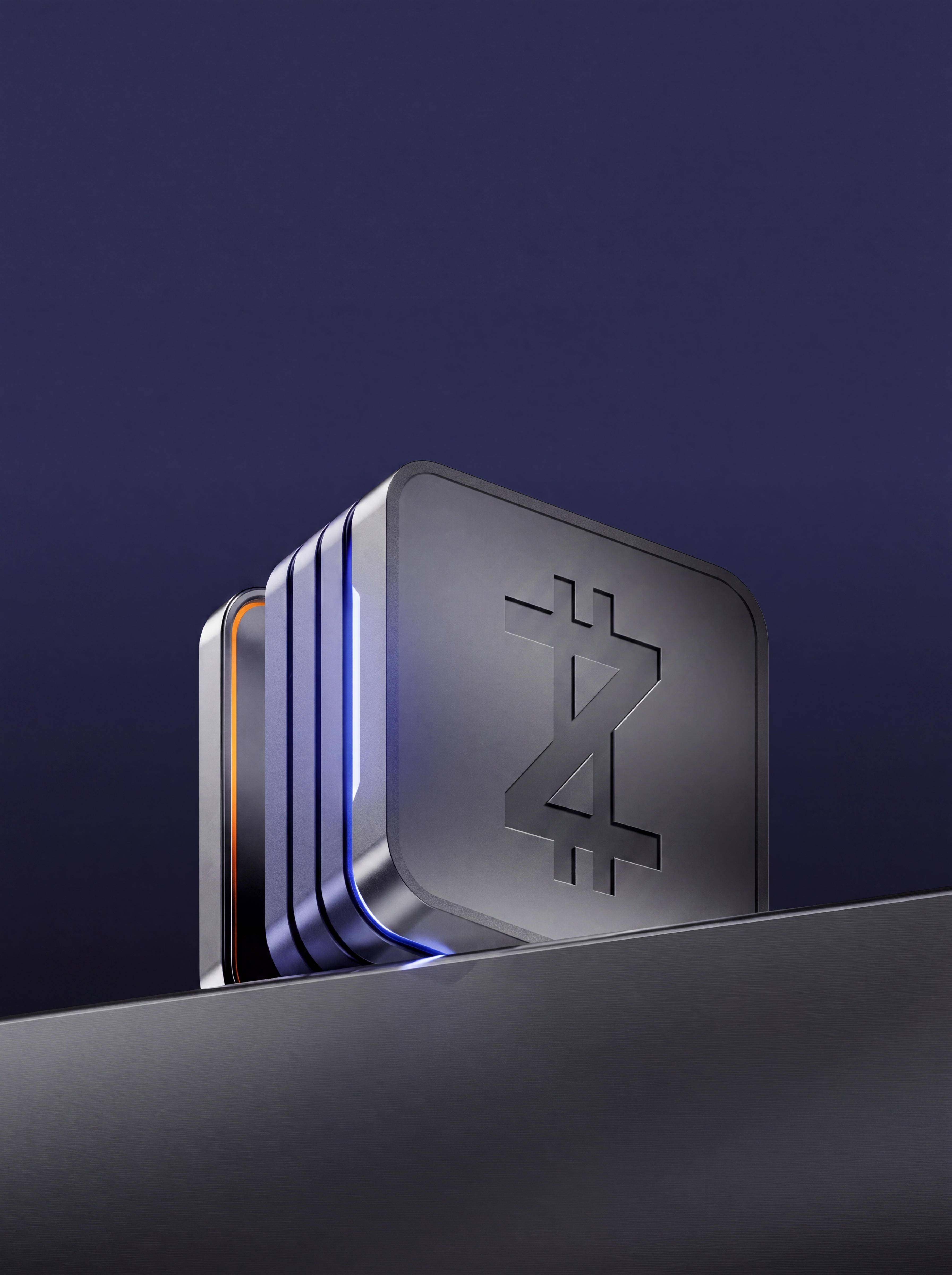 LARPZ Z mark icon on a dark premium background