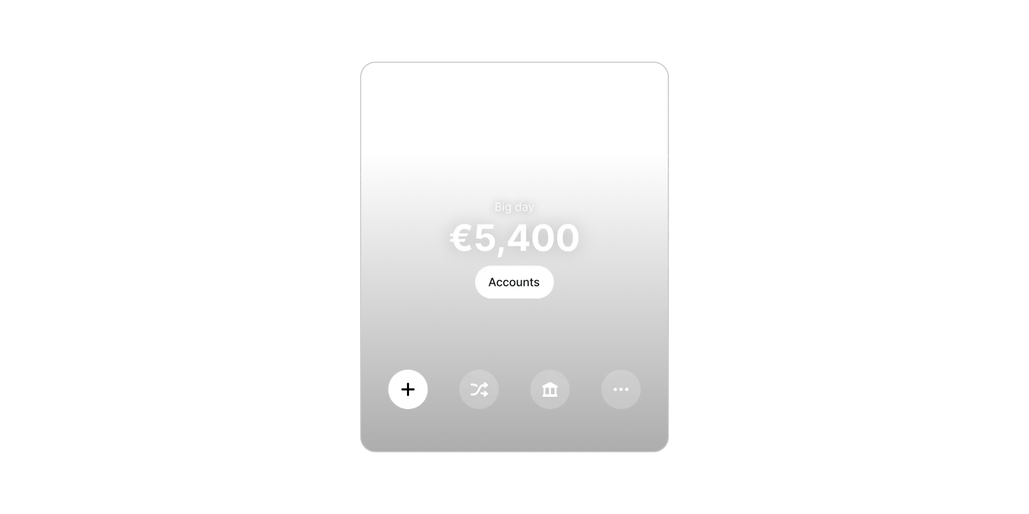 LARPZ fake savings goal screen showing 5,400 euros